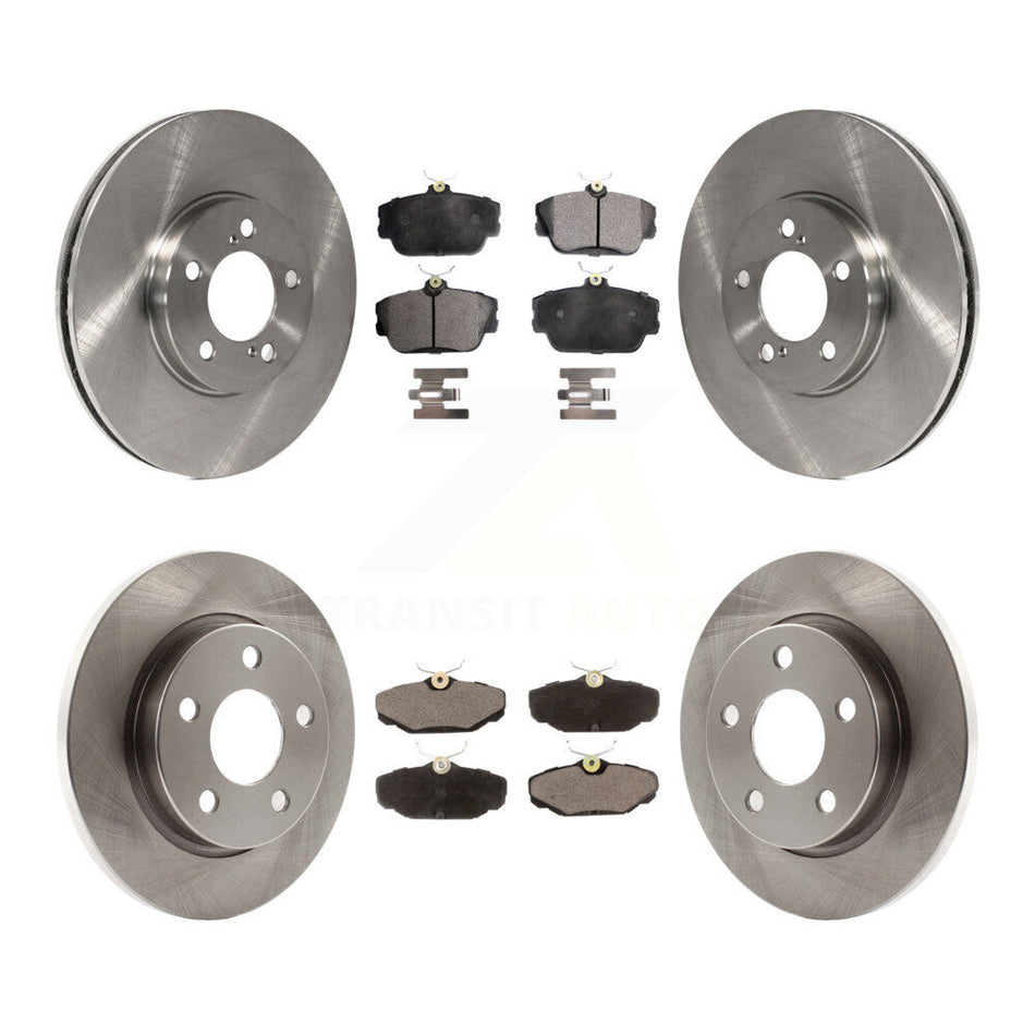 Front Rear Disc Brake Rotors And Ceramic Pads Kit For Ford Taurus Mercury Sable Lincoln Continental K8T-100899