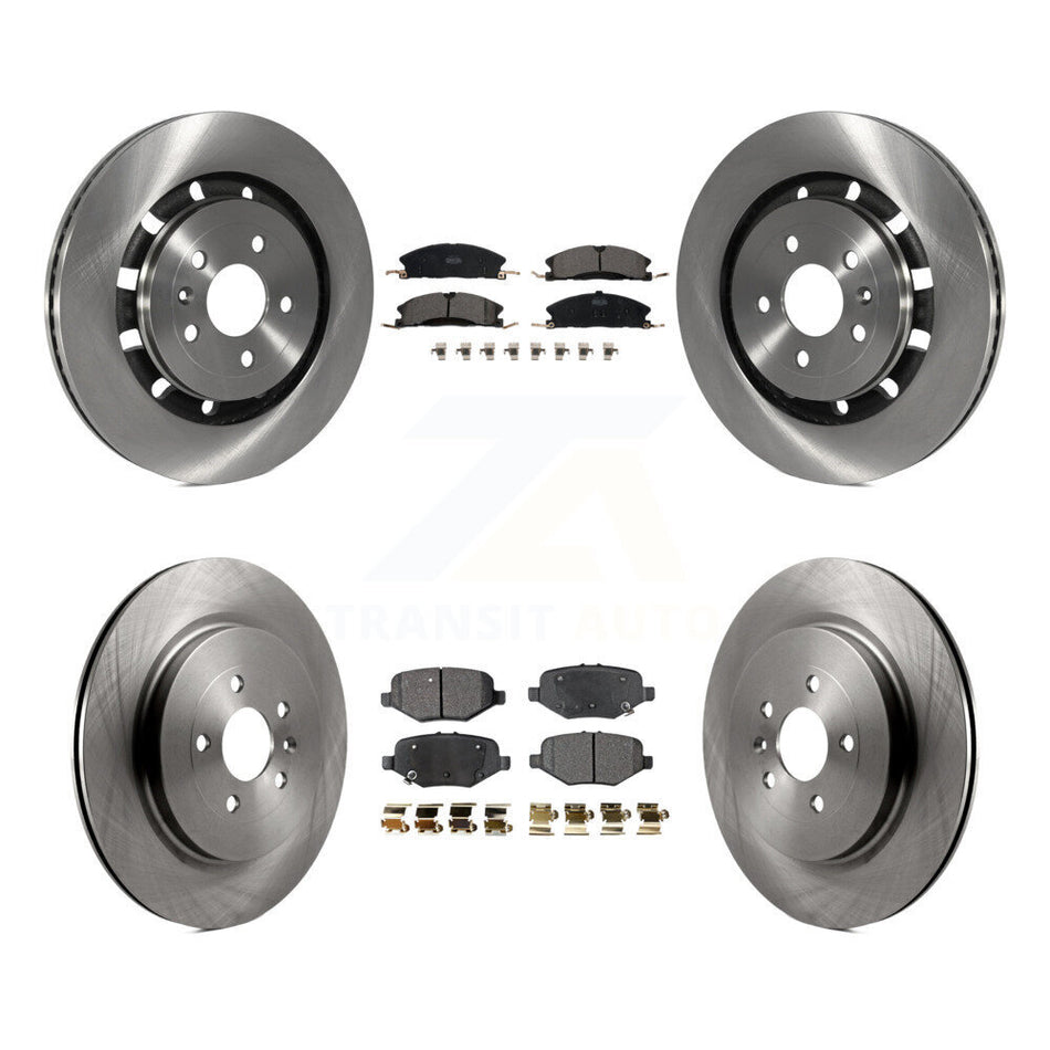 Front Rear Disc Brake Rotors And Ceramic Pads Kit For Ford Explorer Taurus Flex Police Interceptor Sedan Lincoln MKS Special Service K8T-100974