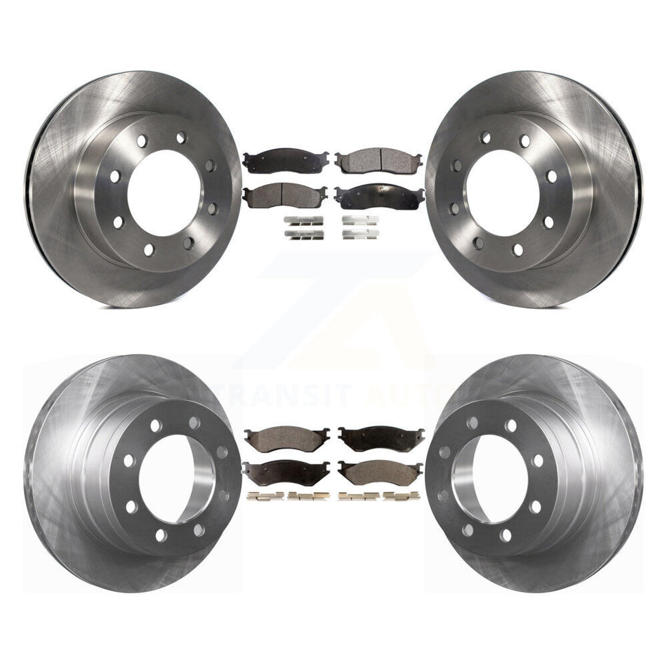 Front Rear Disc Brake Rotors And Ceramic Pads Kit For Dodge Ram 2500 1500 3500 K8T-101024