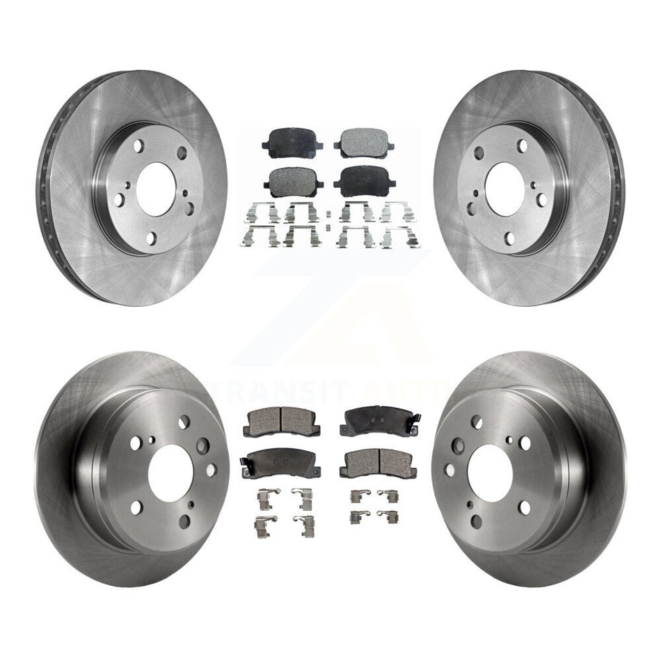 Front Rear Disc Brake Rotors And Ceramic Pads Kit For Toyota Camry Lexus ES300 Solara K8T-101090
