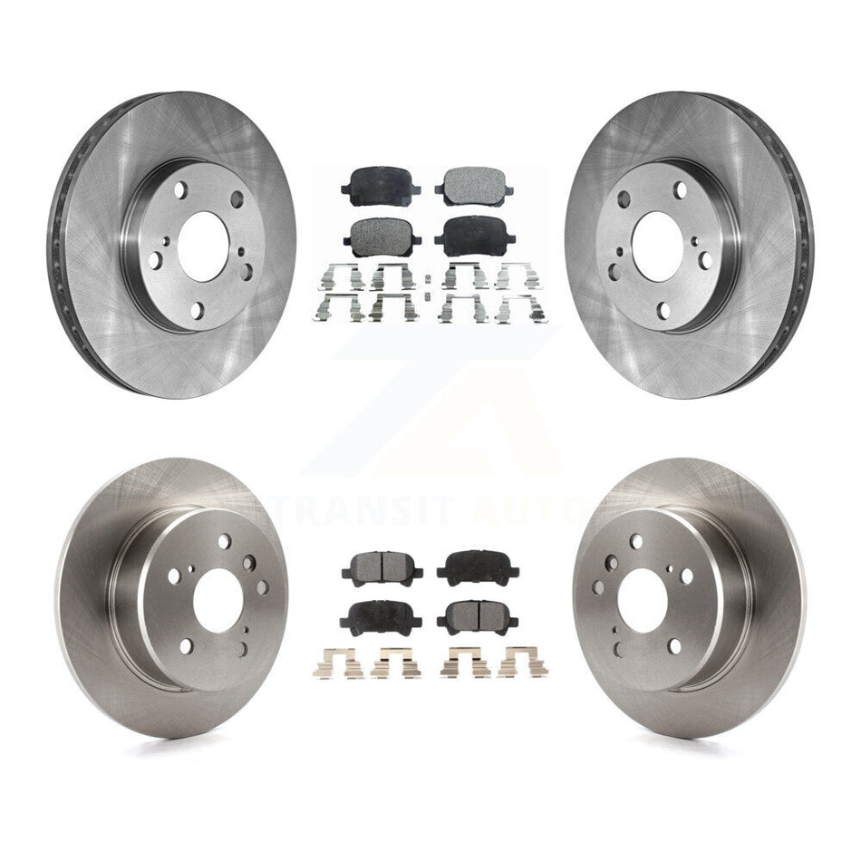 Front Rear Disc Brake Rotors And Ceramic Pads Kit For 2000-2004 Toyota Avalon K8T-101093