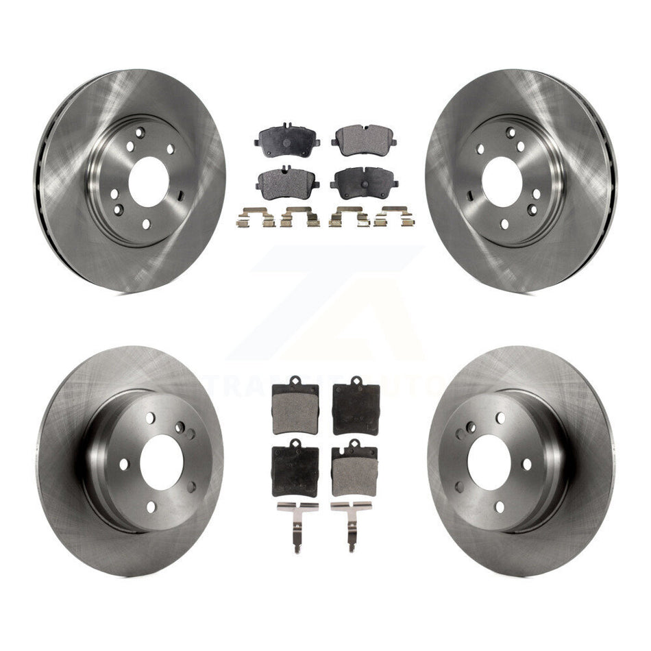 Front Rear Disc Brake Rotors And Ceramic Pads Kit For Mercedes-Benz C240 CLK350 C320 C280 CLK320 C350 K8T-101145