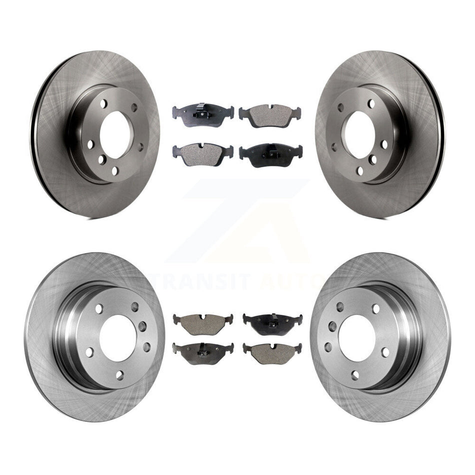 Front Rear Disc Brake Rotors And Ceramic Pads Kit For BMW 328i 318i 323is 328is 318is K8T-101148