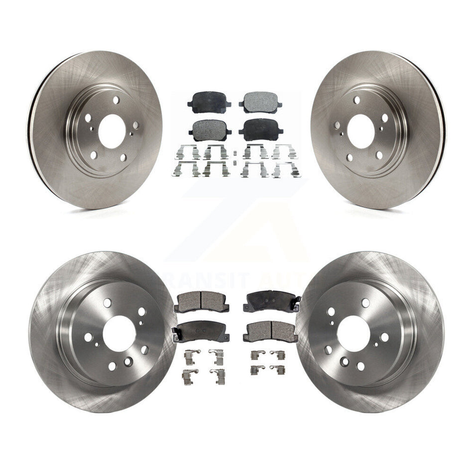 Front Rear Disc Brake Rotors And Ceramic Pads Kit For 1999-2001 Lexus RX300 AWD K8T-101166