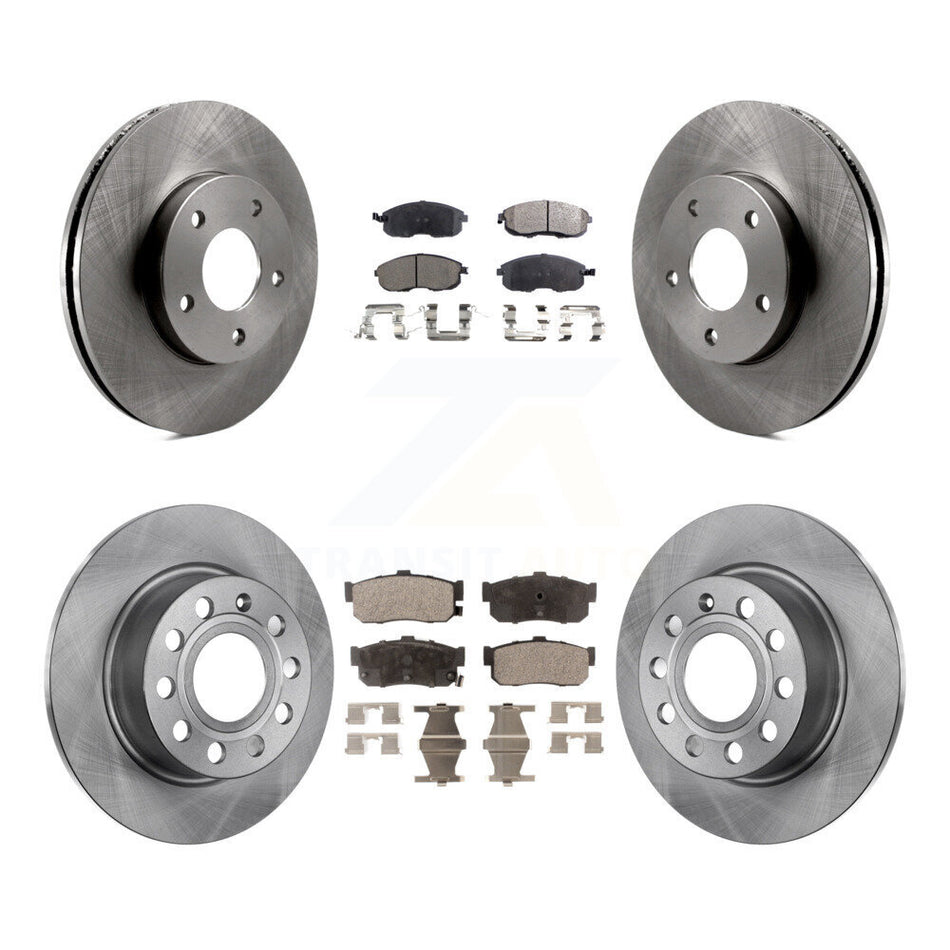 Front Rear Disc Brake Rotors And Ceramic Pads Kit For Nissan Maxima Infiniti I30 INFINITI K8T-101172