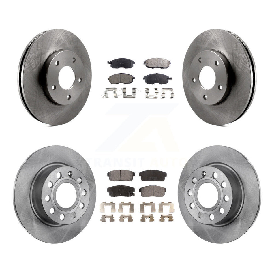 Front Rear Disc Brake Rotors And Ceramic Pads Kit For Nissan Maxima Infiniti I30 INFINITI From 10/00 K8T-101173