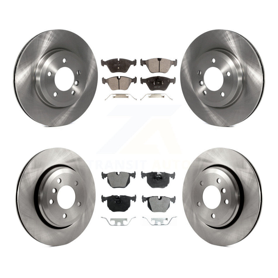 Front Rear Disc Brake Rotors And Ceramic Pads Kit For BMW 330Ci 330i 330xi K8T-101222