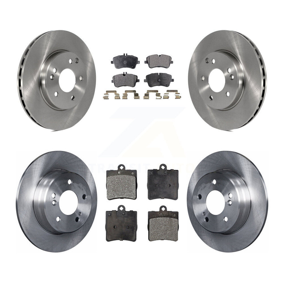 Front Rear Disc Brake Rotors And Ceramic Pads Kit For Mercedes-Benz C230 C240 K8T-101225