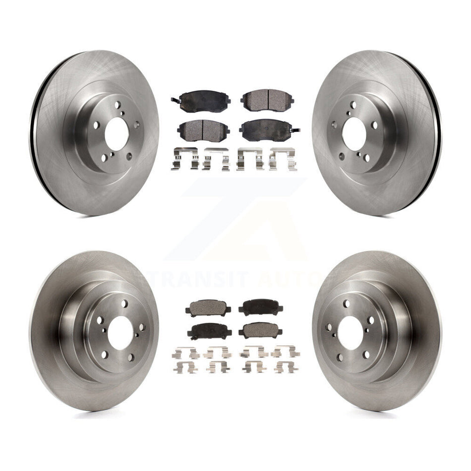 Front Rear Disc Brake Rotors And Ceramic Pads Kit For Subaru Outback Legacy Baja K8T-101245