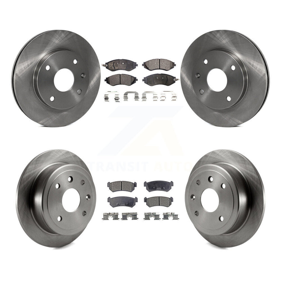 Front Rear Disc Brake Rotors And Ceramic Pads Kit For Suzuki Forenza Reno Chevrolet Optra K8T-101296