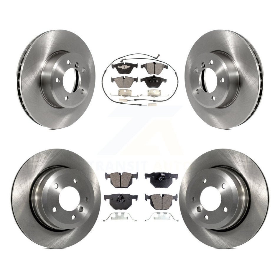 Front Rear Disc Brake Rotors And Ceramic Pads Kit For BMW 530xi 535xi 528i xDrive 535i 528xi 525xi K8T-101330