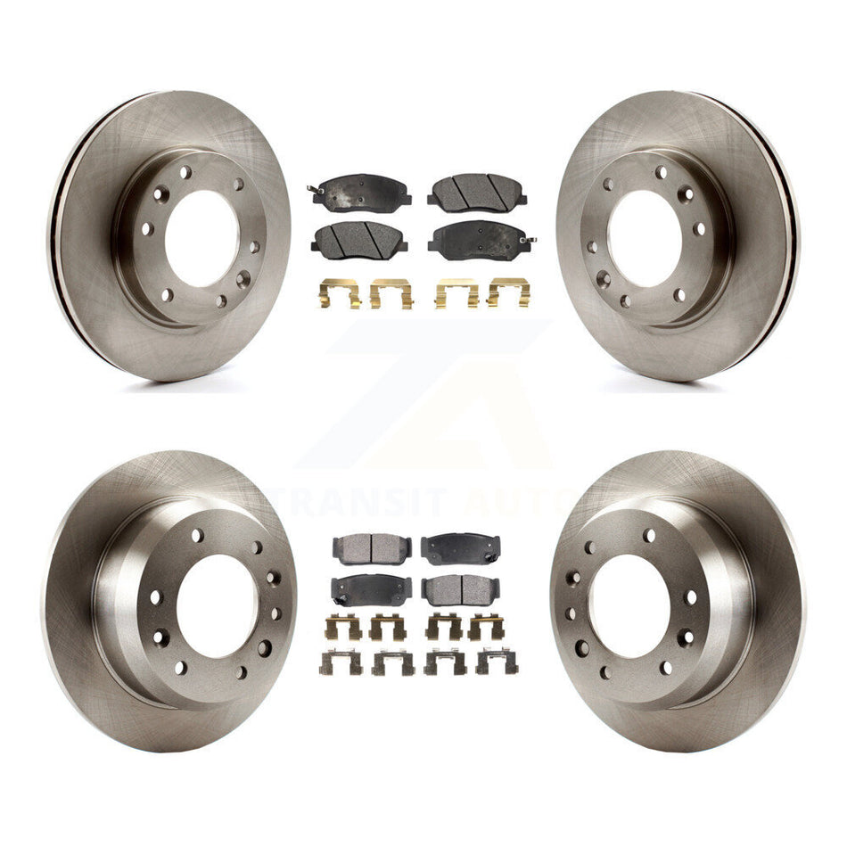 Front Rear Disc Brake Rotors And Ceramic Pads Kit For Kia Sedona Hyundai Entourage To 04/27/06 K8T-101362