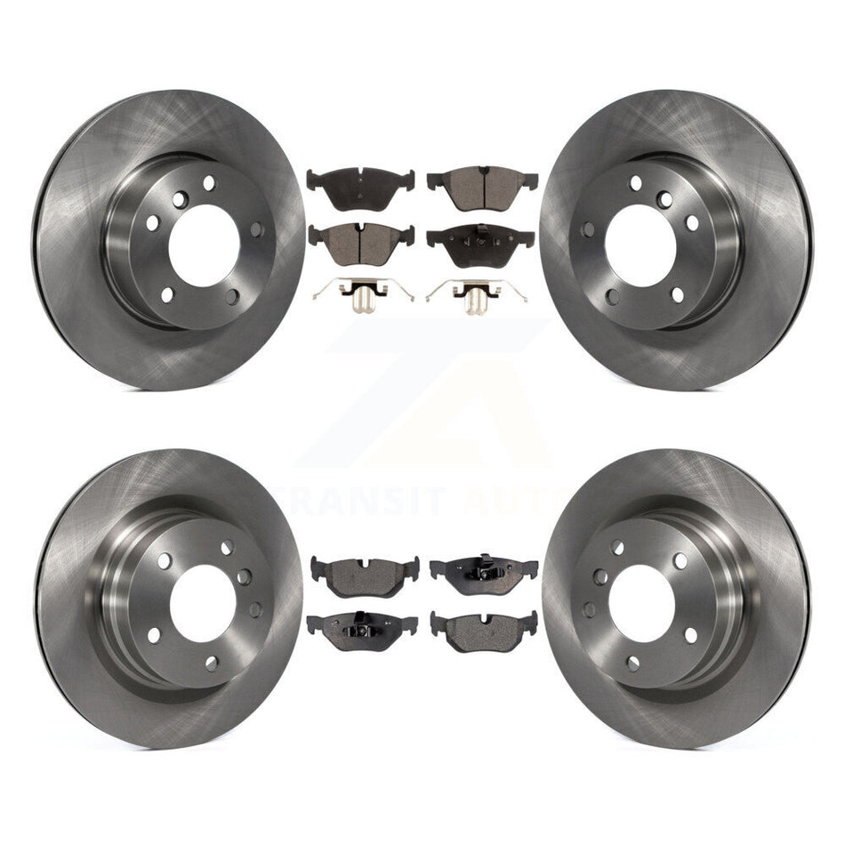 Front Rear Disc Brake Rotors And Ceramic Pads Kit For BMW 328i 325i 323i K8T-101379