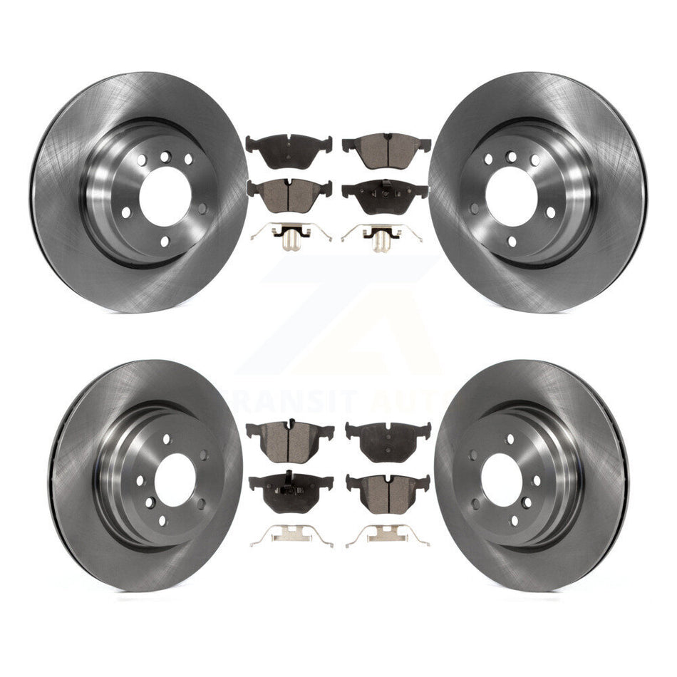 Front Rear Disc Brake Rotors And Ceramic Pads Kit For 2006-2006 BMW 330i 330xi K8T-101384