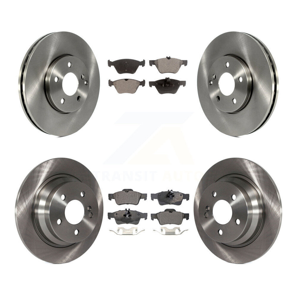 Front Rear Disc Brake Rotors And Ceramic Pads Kit For Mercedes-Benz E320 E300 K8T-101392