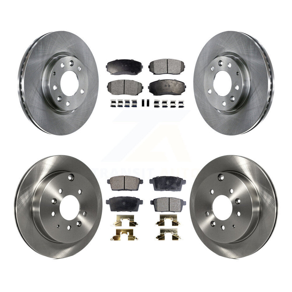 Front Rear Disc Brake Rotors And Ceramic Pads Kit For Ford Edge Mazda CX-7 Lincoln MKX K8T-101403