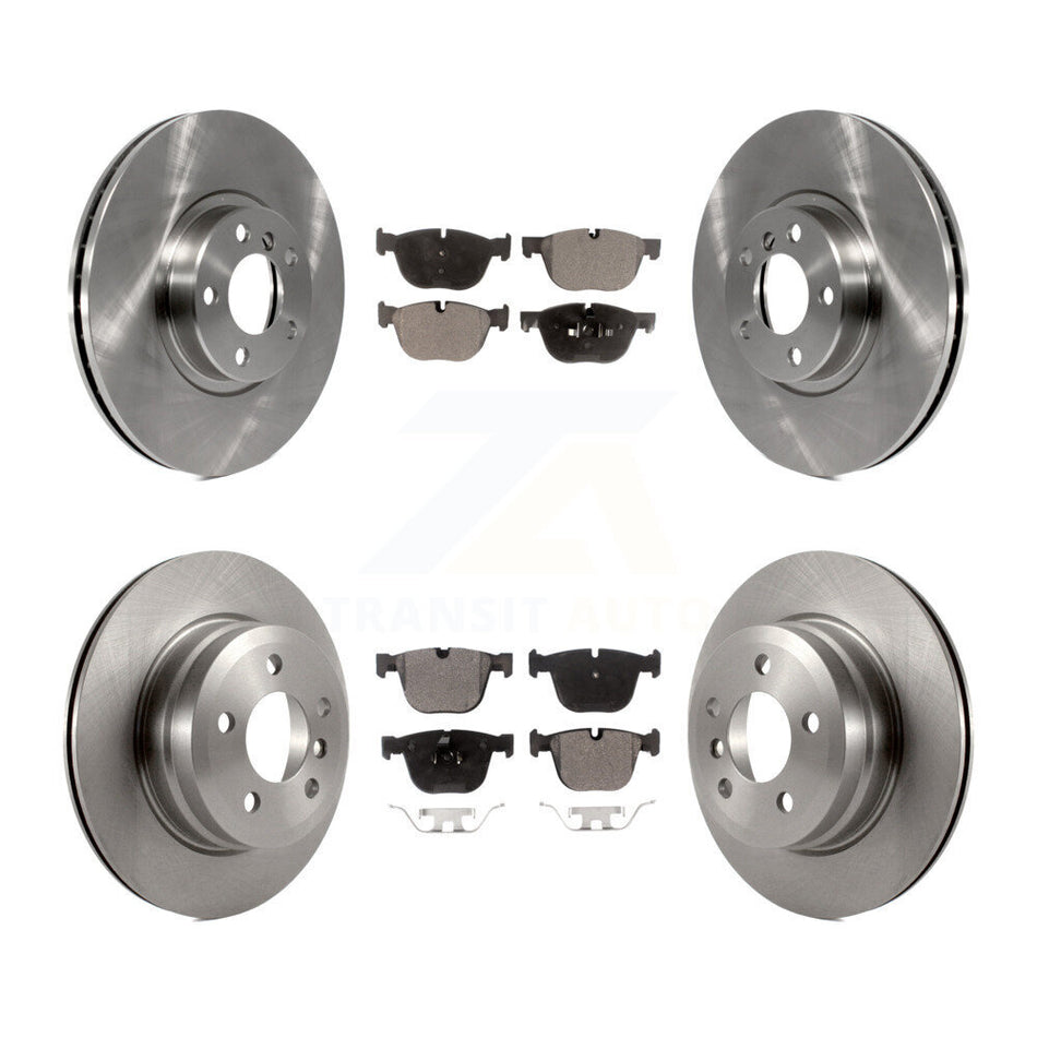 Front Rear Disc Brake Rotors And Ceramic Pads Kit For 2009 BMW X6 xDrive35i From 10 08 K8T-101427