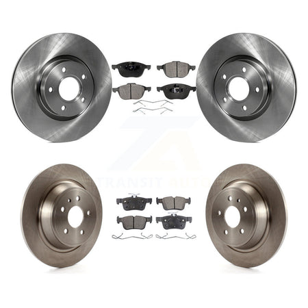 Front Rear Disc Brake Rotors And Ceramic Pads Kit For Ford Escape K8T-101433