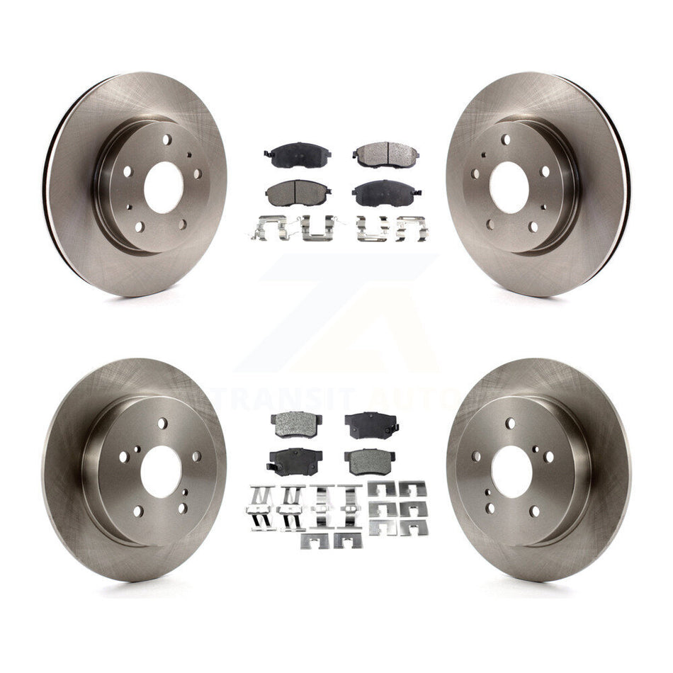 Front Rear Disc Brake Rotors And Ceramic Pads Kit For Suzuki SX4 Crossover K8T-101439