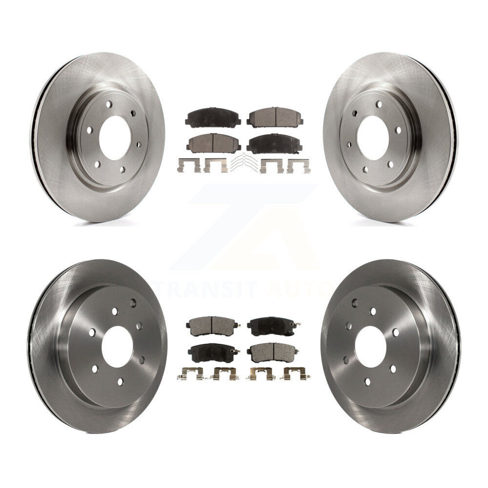 Front Rear Disc Brake Rotors And Ceramic Pads Kit For INFINITI Nissan Armada QX80 QX56 K8T-101445