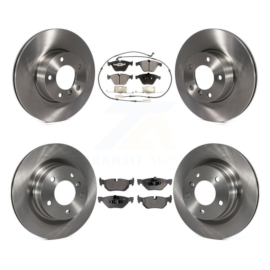 Front Rear Disc Brake Rotors And Ceramic Pads Kit For BMW 328i 323i K8T-101468