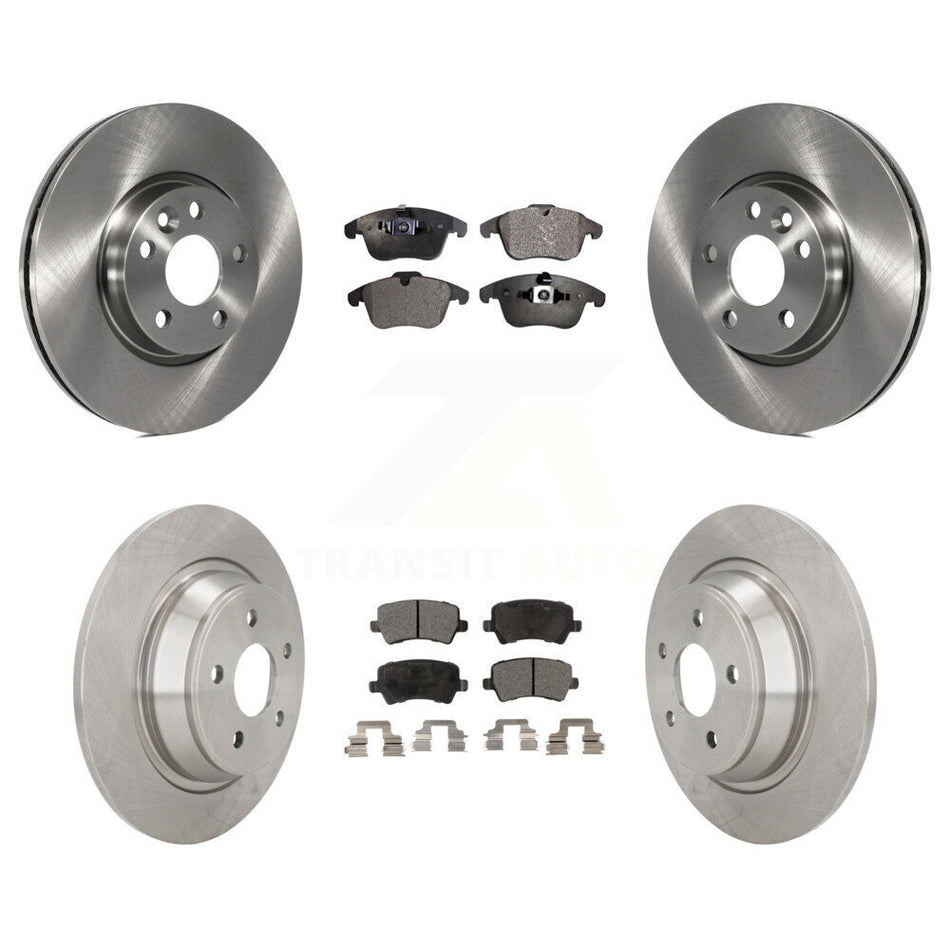 Front Rear Disc Brake Rotors And Ceramic Pads Kit For 2012-2015 Land Rover Range Evoque K8T-101499