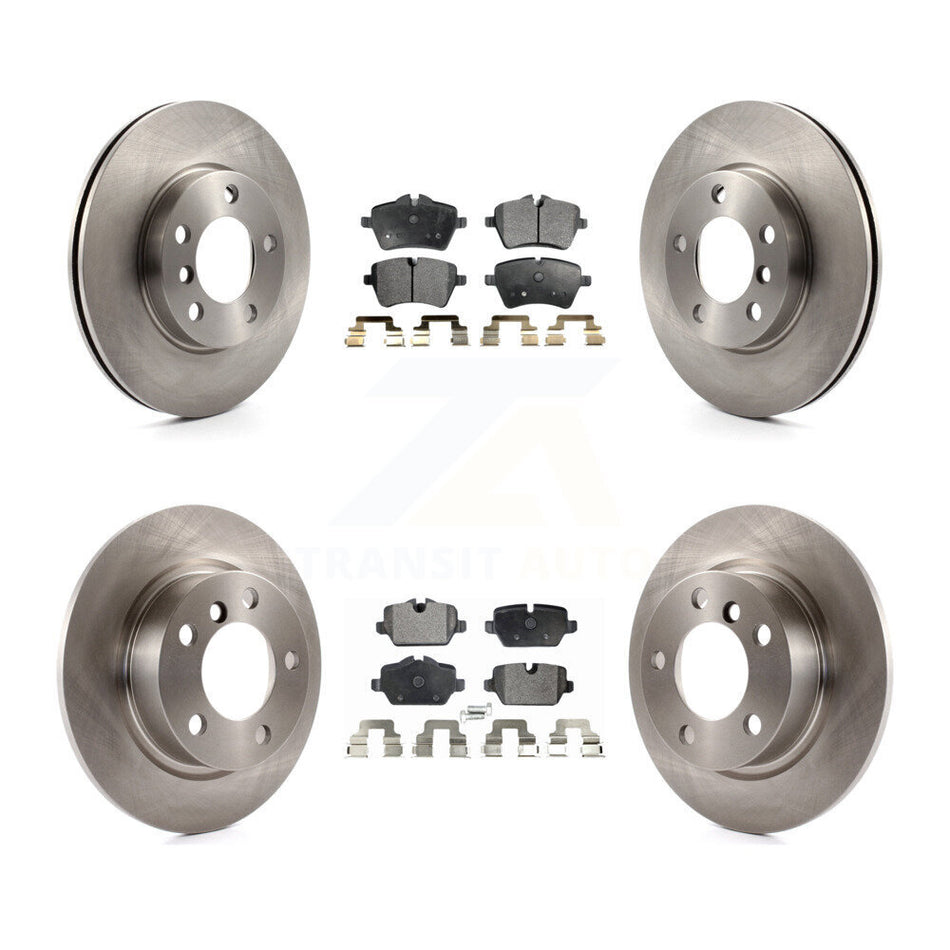 Front Rear Disc Brake Rotors And Ceramic Pads Kit For Mini Cooper Countryman Paceman K8T-101557