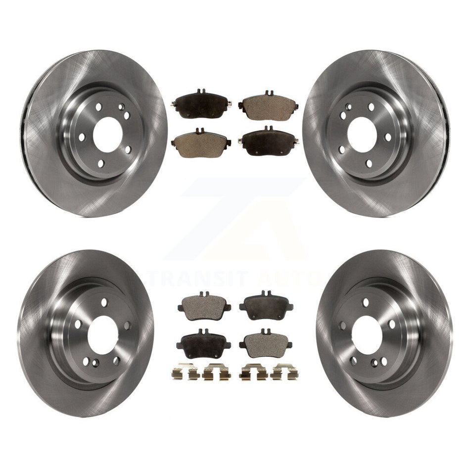 Front Rear Disc Brake Rotors And Ceramic Pads Kit For Mercedes-Benz GLA250 CLA250 INFINITI QX30 K8T-101597