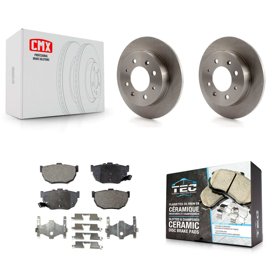 Rear Disc Brake Rotors And Ceramic Pads Kit For Kia Spectra Spectra5 K8T-101939