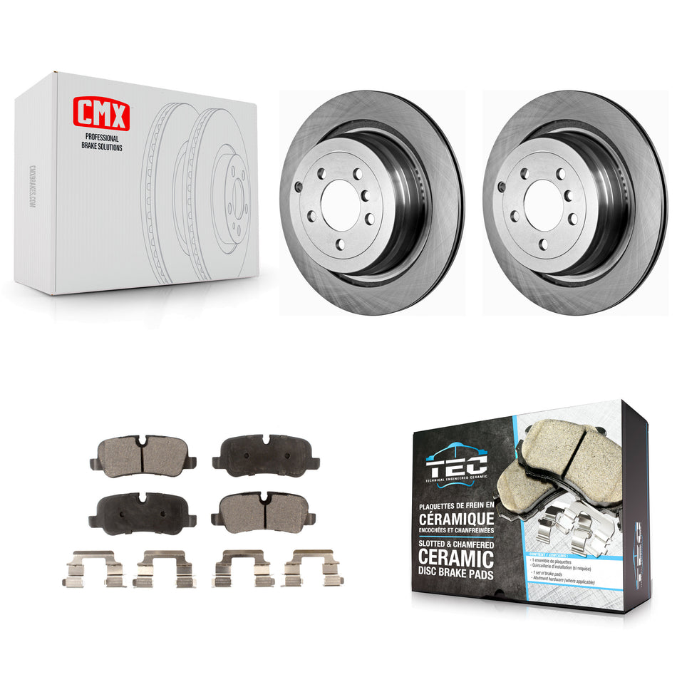 Rear Disc Brake Rotors And Ceramic Pads Kit For Land Rover Range K8T-101980