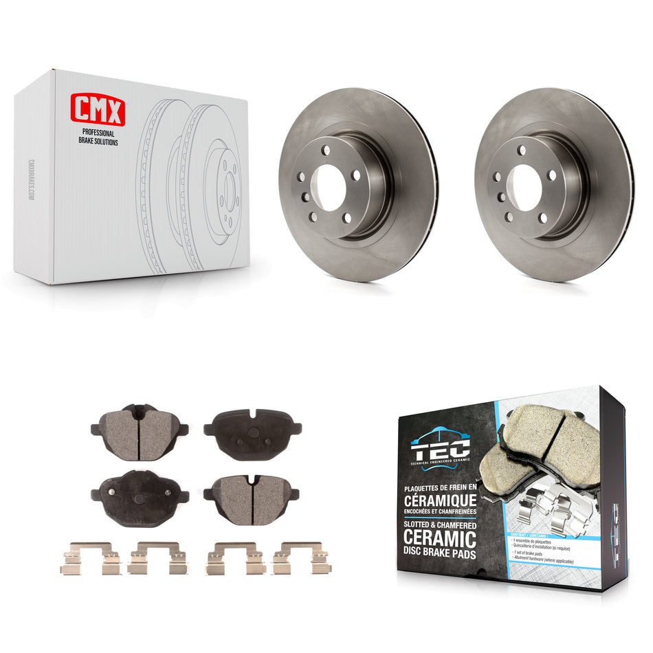Rear Disc Brake Rotors And Ceramic Pads Kit For BMW X3 X4 K8T-102057