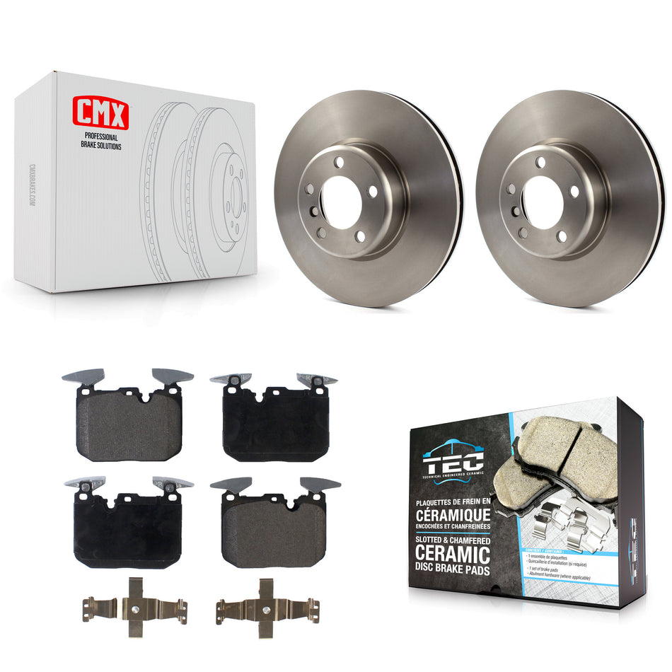 Front Disc Brake Rotors And Ceramic Pads Kit For BMW 328i 428i 330i xDrive 335i Gran Coupe 228i 440i 340i M240i 435i ActiveHybrid 3 GT K8T-102525