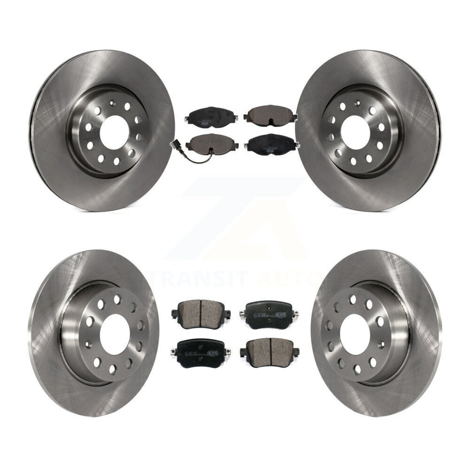 Front Rear Disc Brake Rotors And Ceramic Pads Kit For Volkswagen GTI Golf Alltrack Passat K8T-102871
