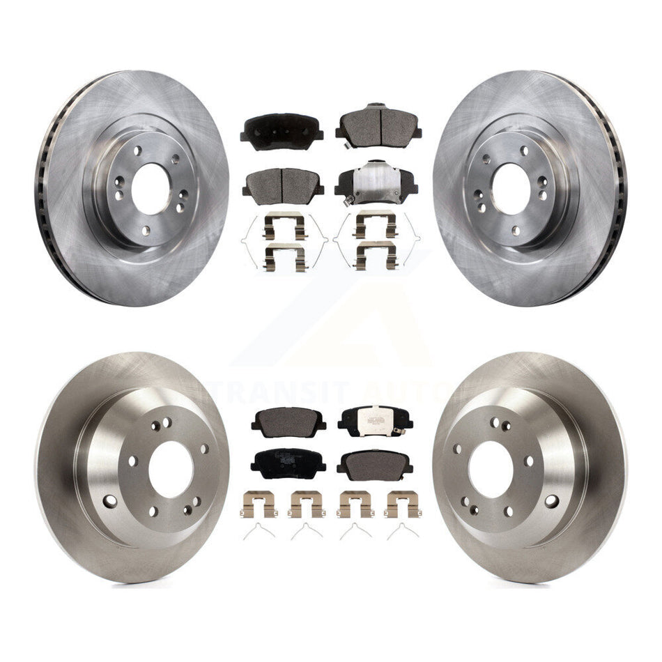 Front Rear Disc Brake Rotors And Ceramic Pads Kit For Kia Sorento Hyundai Santa Fe Sport K8T-102885