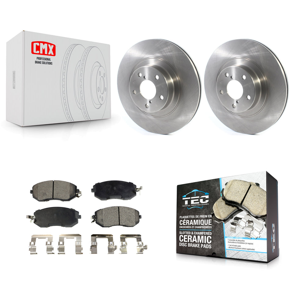 Front Disc Brake Rotors And Ceramic Pads Kit For Subaru Forester Impreza Outback XV Crosstrek Legacy Scion FR-S BRZ Toyota 86 K8T-103046