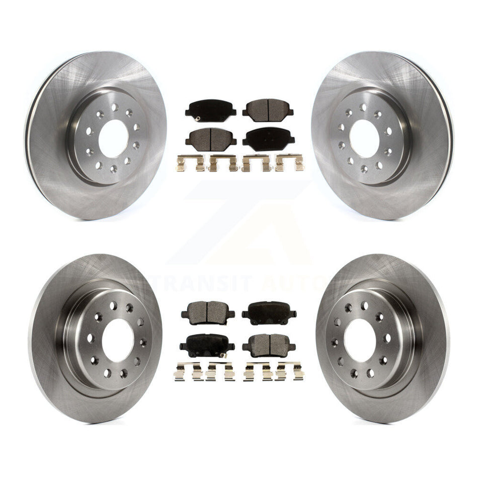 Front Rear Disc Brake Rotors And Ceramic Pads Kit For Chevrolet Equinox GMC Terrain Buick LaCrosse K8T-103085