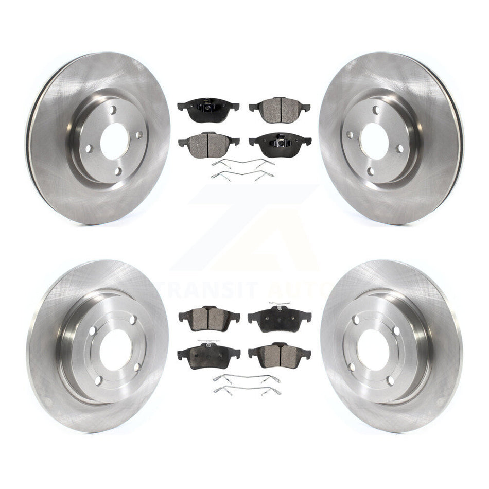 Front Rear Disc Brake Rotors And Ceramic Pads Kit For Ford EcoSport K8T-103093