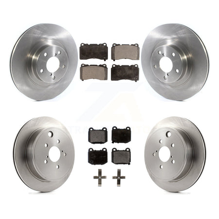 Front Rear Disc Brake Rotors And Ceramic Pad Kit For 2019 Toyota 86 Without Brembo Brakes K8T-103098