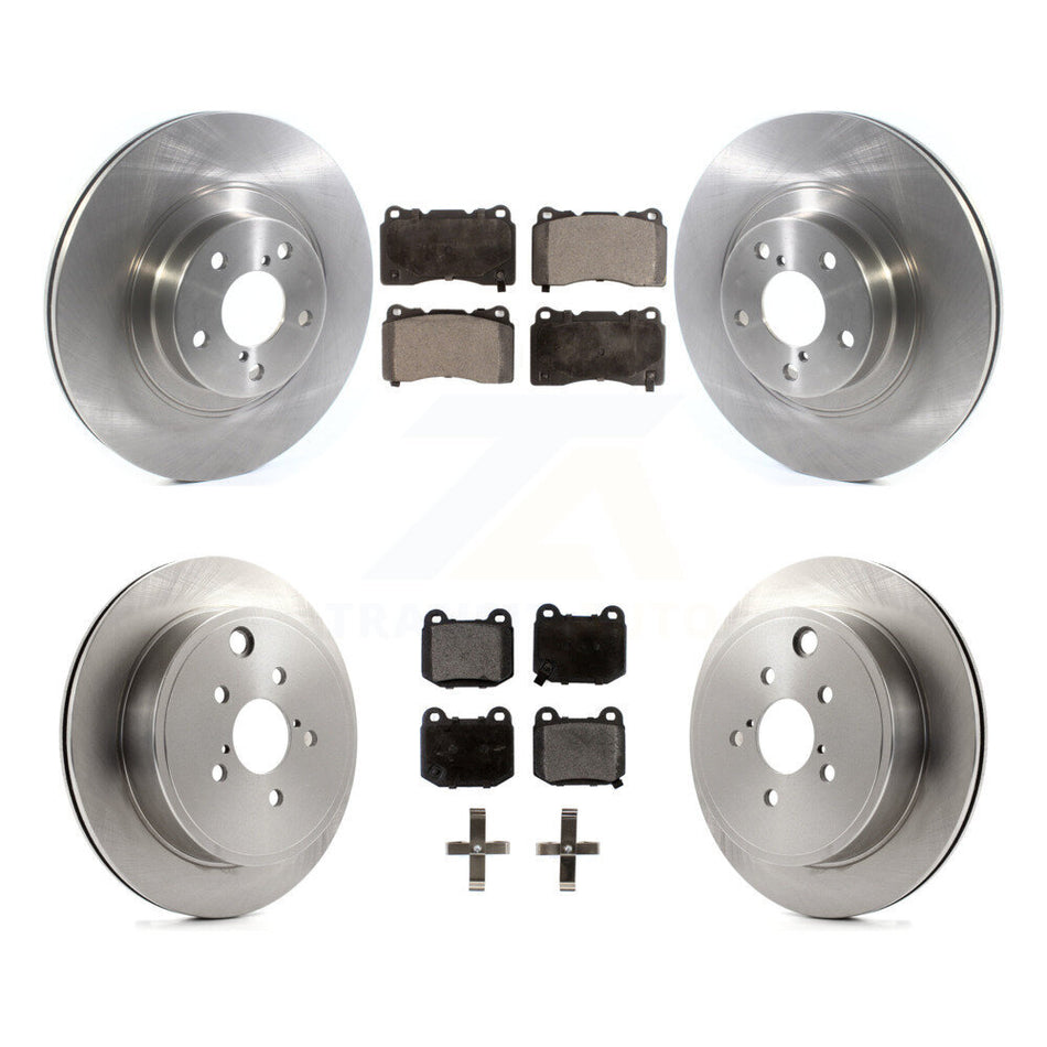Front Rear Disc Brake Rotors And Ceramic Pad Kit For 2019 Toyota 86 Without Brembo Brakes K8T-103098