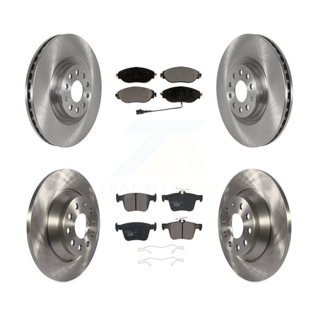 Front Rear Disc Brake Rotors And Ceramic Pads Kit For Volkswagen Tiguan Jetta K8T-103125