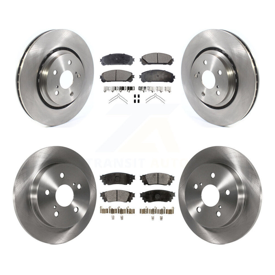 Front Rear Disc Brake Rotors And Ceramic Pads Kit For Toyota Camry Avalon TRD K8T-103133