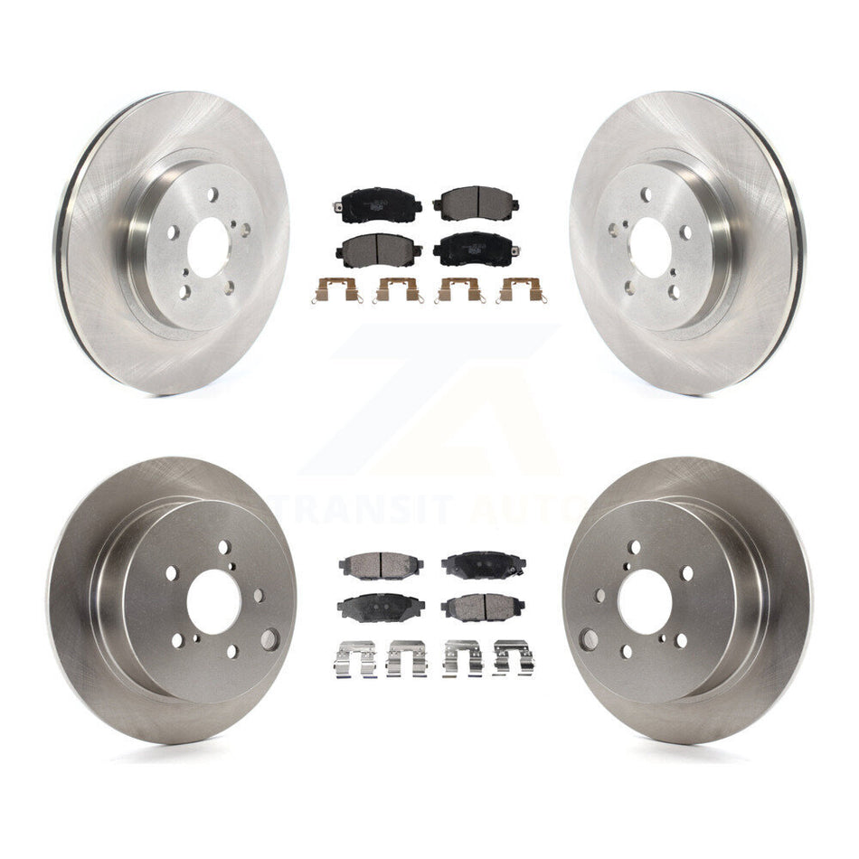 Front Rear Disc Brake Rotors And Ceramic Pads Kit For Subaru Crosstrek Impreza K8T-103144