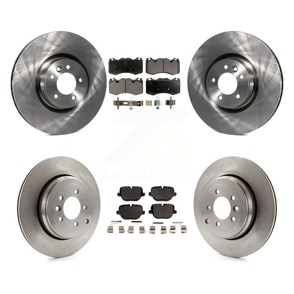 Front Rear Disc Brake Rotors And Ceramic Pads Kit For 2010-2013 Land Rover Range Sport Supercharged K8T-103191