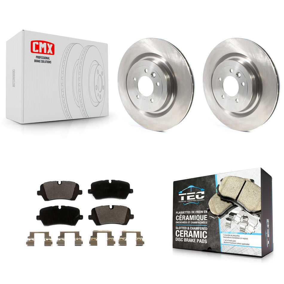 Rear Disc Brake Rotors And Ceramic Pads Kit For Land Rover Range Sport K8T-103203