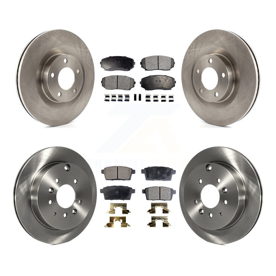 Front Rear Disc Brake Rotors And Ceramic Pads Kit For Ford Edge Lincoln MKX K8T-103224