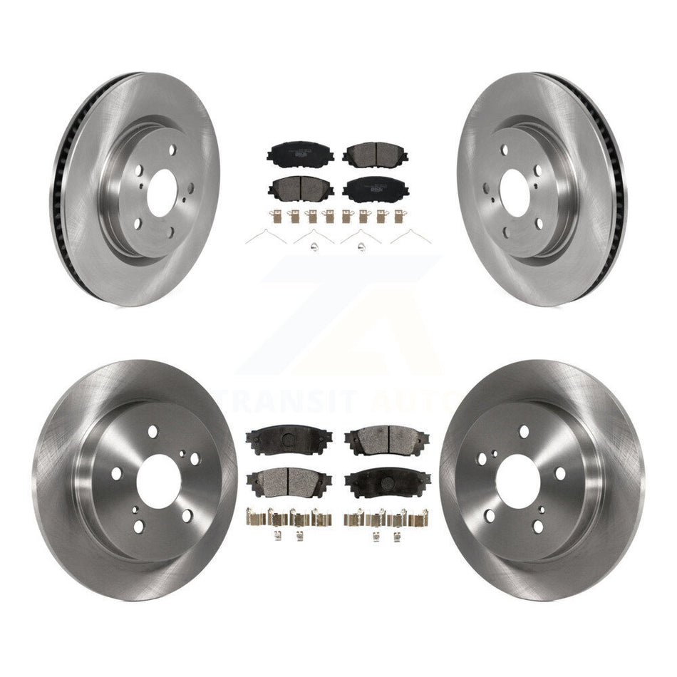 Front Rear Disc Brake Rotors And Ceramic Pads Kit For Toyota Camry RAV4 Lexus ES350 Avalon ES300h UX250h UX200 C-HR ES250 Venza K8T-103239