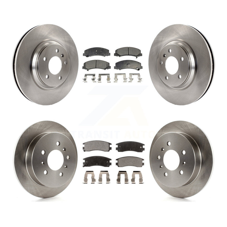 Front Rear Disc Brake Rotors And Ceramic Pads Kit For Buick LaCrosse Allure K8T-103262