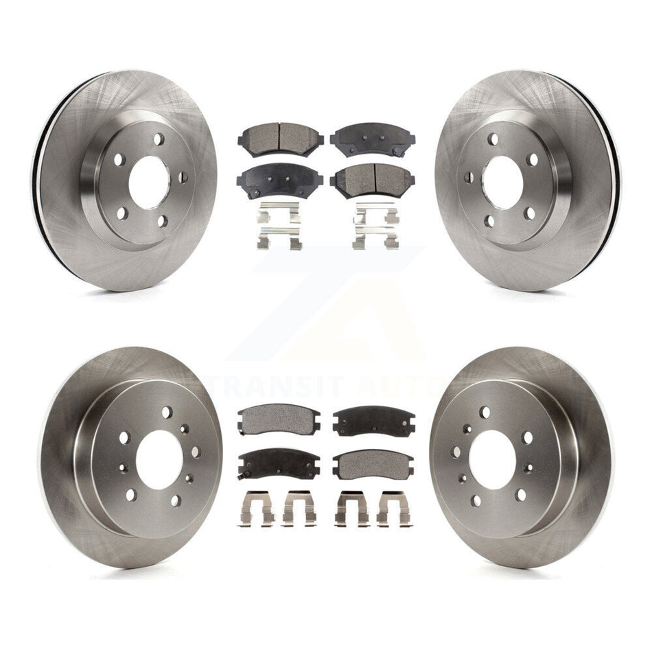 Front Rear Disc Brake Rotors And Ceramic Pads Kit For 2005-2005 Chevrolet Impala Monte Carlo From Chassis/VIN #59143076 K8T-103265