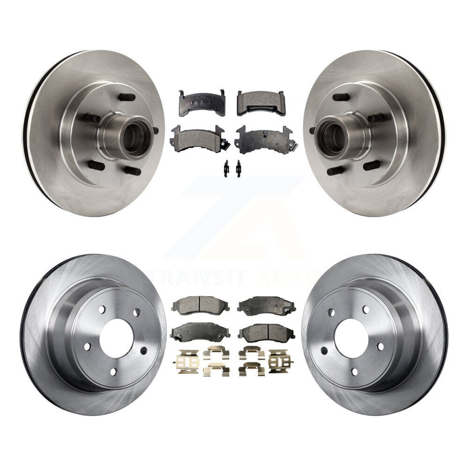 Front Rear Disc Brake Rotors And Ceramic Pads Kit For Chevrolet S10 Blazer GMC Sonoma Jimmy Isuzu Hombre K8T-103323