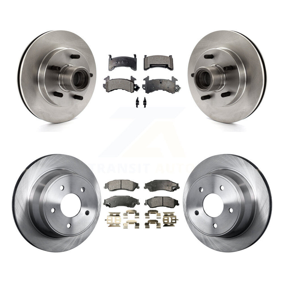 Front Rear Disc Brake Rotors And Ceramic Pads Kit For Chevrolet S10 Blazer GMC Sonoma Jimmy Isuzu Hombre K8T-103323